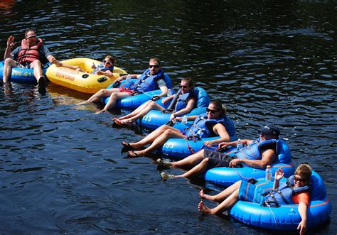 lazy river rafting.